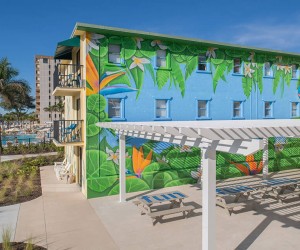 mural at Sirata Beach Resort