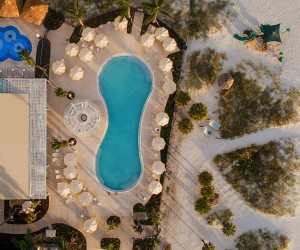 Sirata Beach Resort aerial view