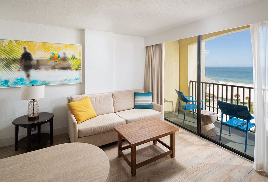 living room in Sirata suite