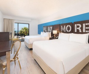 beachfront queen room at Sirata