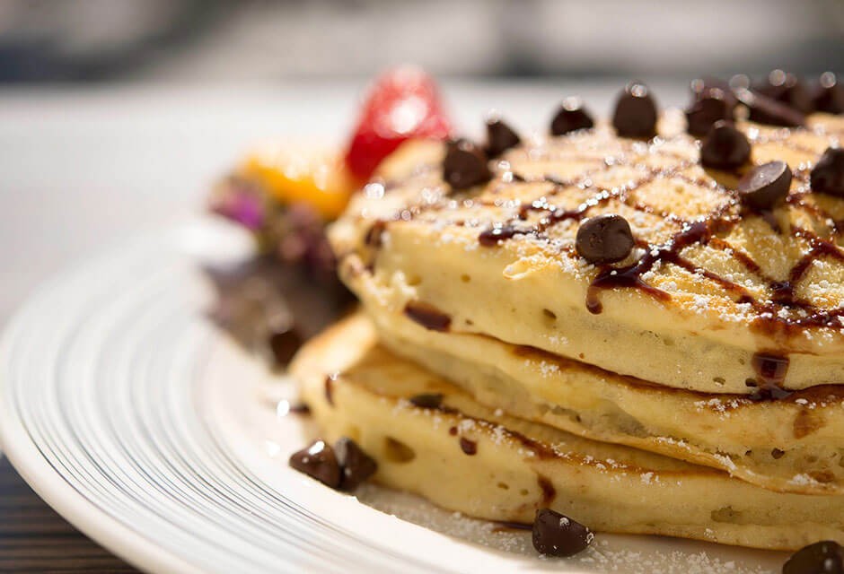 chocolate chip pancakes Sirata