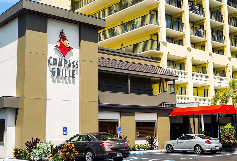 Compass Grille at Sirata Resort from outside