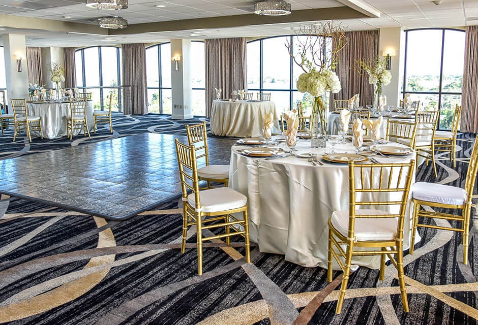 wedding reception at Sirata view 1