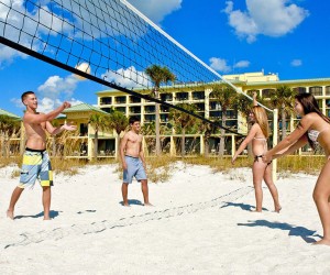 beach volleyball at Sirata
