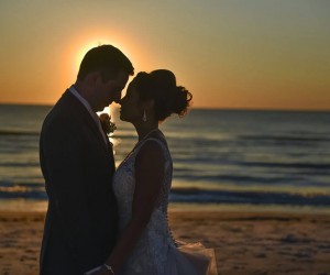 Sirata bride and groom on the beach