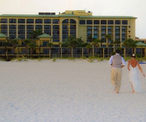 Sirata bride and groom on the beach