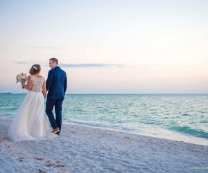 Sirata bride and groom on the beach
