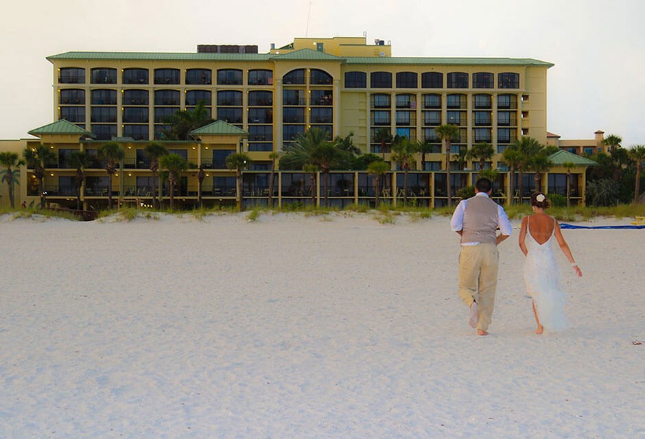 Sirata bride and groom on the beach 8