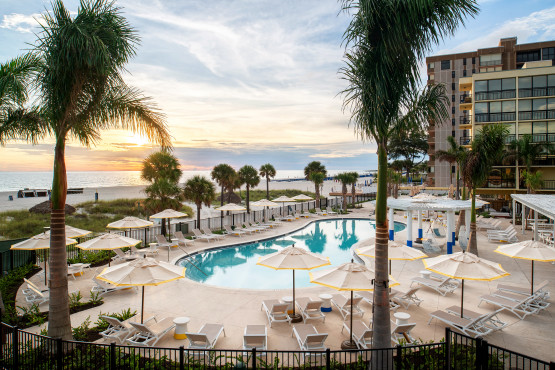 Sirata Pool at Sunset