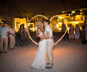 Wedding couple at Sirata Beach Resort in St Pete Beach