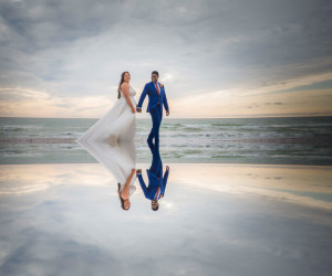 Wedding couple at Sirata Beach Resort in St Pete Beach