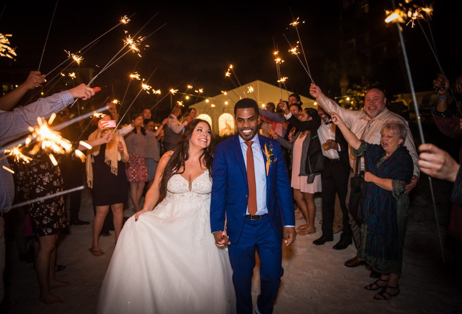 Wedding couple at Sirata Beach Resort in St Pete Beach