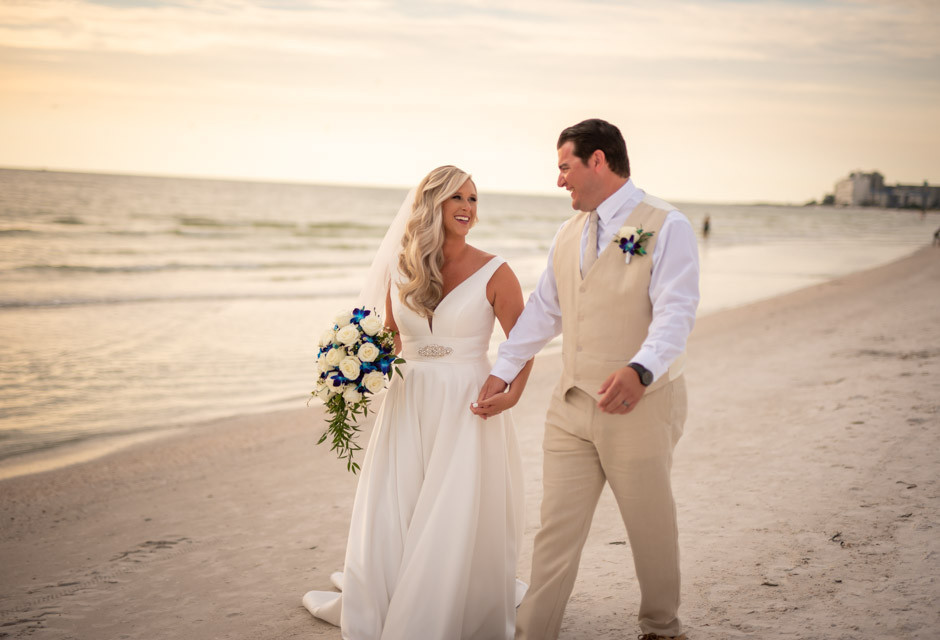 Wedding couple at Sirata Beach Resort in St Pete Beach
