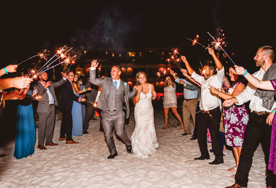 Wedding couple at Sirata Beach Resort in St Pete Beach