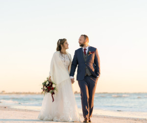 Wedding couple at Sirata Beach Resort in St Pete Beach