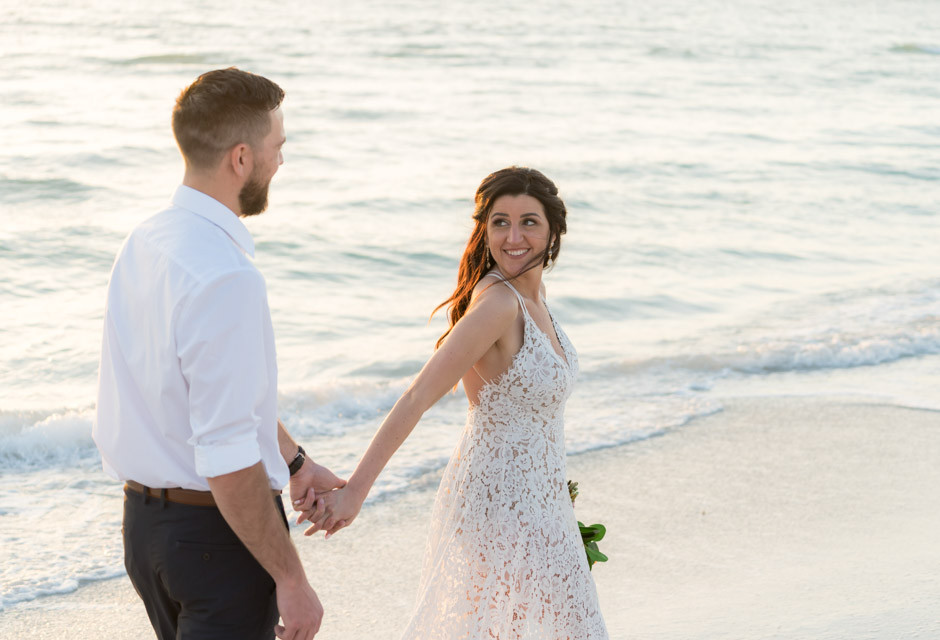 Wedding couple at Sirata Beach Resort in St Pete Beach