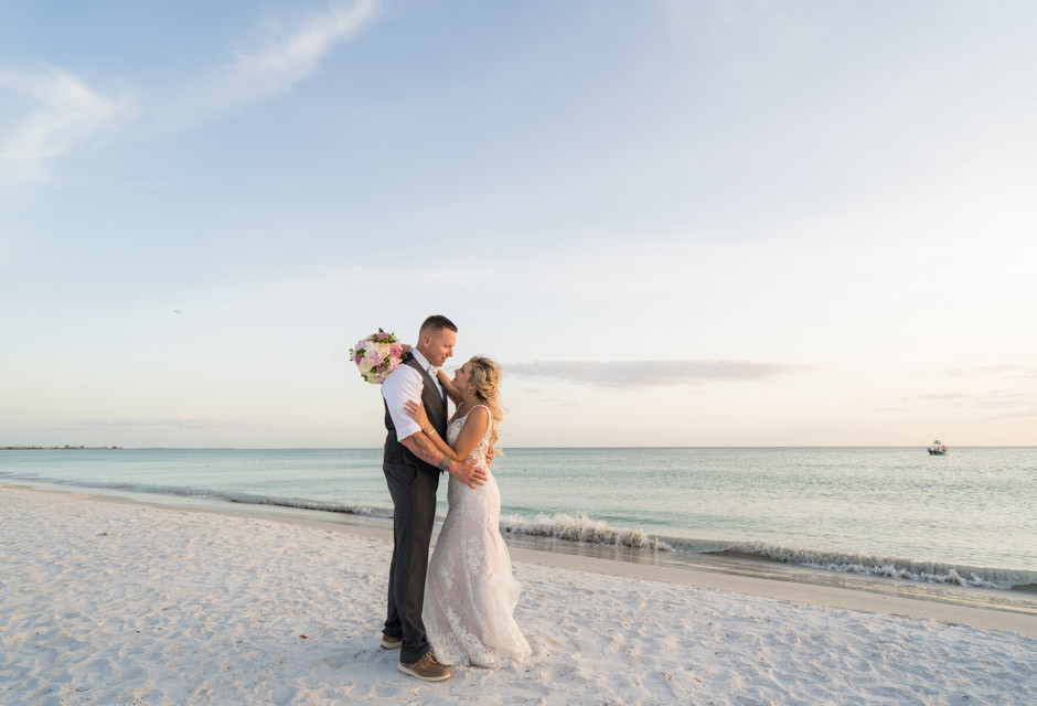 Wedding couple at Sirata Beach Resort in St Pete Beach